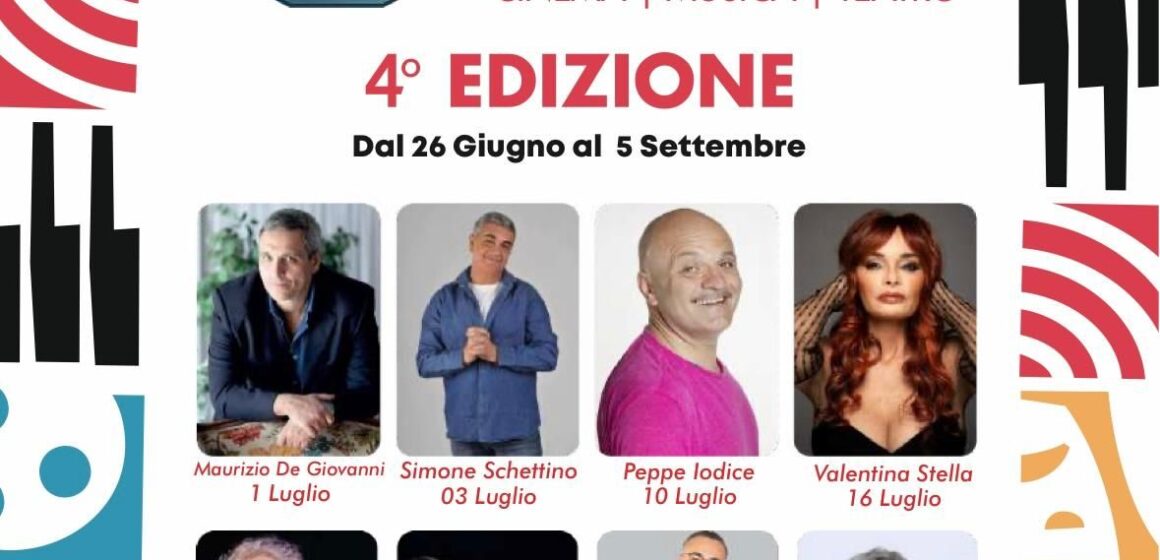 Arriva la 4^ edizione di ‘Arena San Sebastiano – Sere d’Estate’. A luglio concerti di Fabio Concato e Valentina Stella. Si ride con Peppe Iodice, Biagio Izzo, Paolo Caiazzo e Simone Schettino